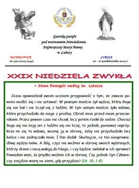 Gazetka Parafialna 26 kwietnia – 3 maja 2020 (nr 17/2020)