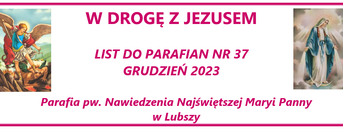 LIST DO PARAFIAN NR 37 GRUDZIEŃ 2023