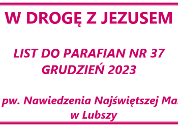 LIST DO PARAFIAN NR 37 GRUDZIEŃ 2023